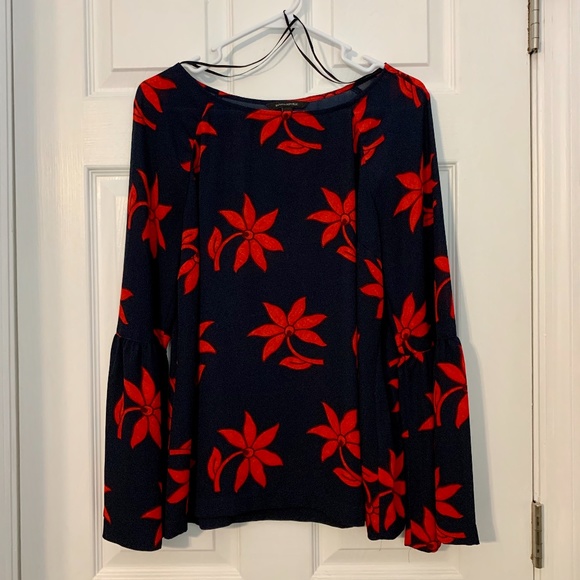 Banana Republic sheer blouse, sz small - Picture 3 of 6